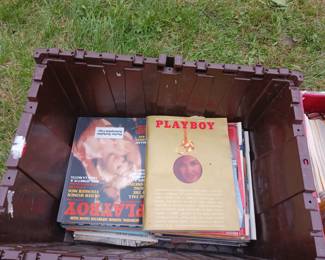 Vintage Playboy magazines
