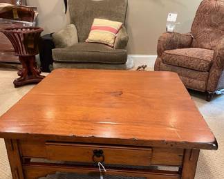 Very sturdy heavy and great for a game room which would be perfect for a family card game or kid’s play!