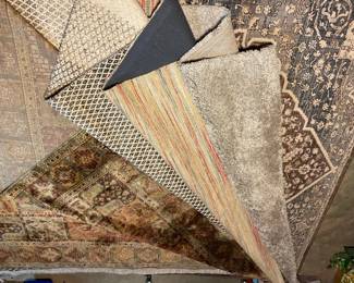 group of 9 large area rugs we have a dozen rugs in the sale