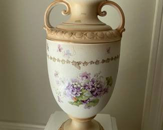 large hand painted vase