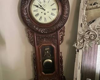 large hanging Westminster pendulum clock