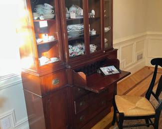Vintage unique and magnificent piece with pull down front desk.