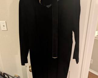 Vintage, velvet dress with belt