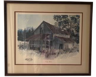 28 x 24 Framed Country Memories Art Print Signed Numbered