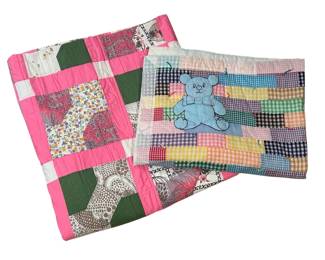 Two Vibrant Patchwork Quilts