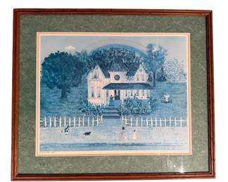 30 x 26 Framed Promises Print By Carol J. Endres Signed Numbered