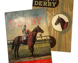 64th 65th Kentucky Derby Official Souvenir Magazines and 64th Program