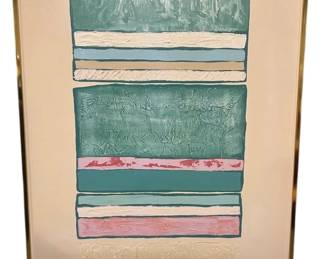 51 x 41 Stephan Kaye Framed Canvas Painting