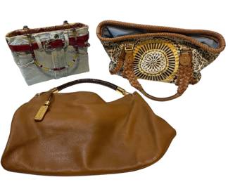Michael Kors Leather Tote Bag, Cole Haan Sierra Embroidery Bag, Brooke Bag