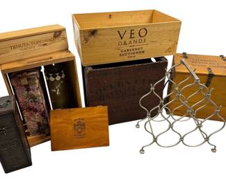 Wooden Wine Crates, Cigar Box, Wine Rack More