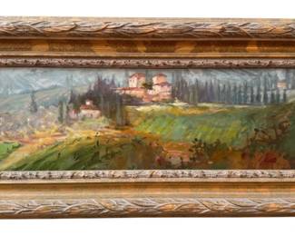 002 Rolling Hills Original Oil Painting by Gail Morrison, Signed by Artist