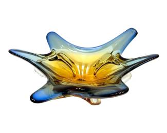 Murano Style Handmade Art Glass Centerpiece