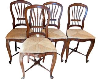 Marie Albert Wheat Back Counter Chairs