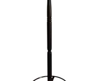 Dark Wooden Coat Hat Rack w Spinning Top