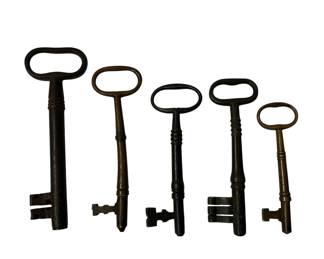 Antique Cast Iron Keys