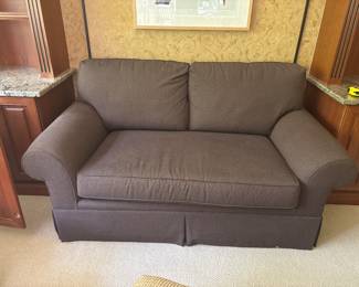 Expresso brown Loveseat by Lane Venture -$300 20" x 64" x 39"