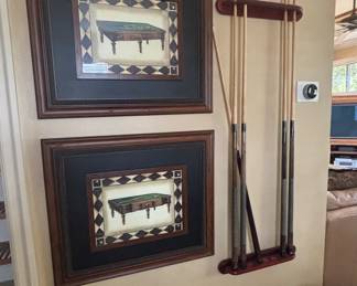 Craftmaster Billiards "Classic" Table with Balls, Cues and Accessories- $1100 (Estimate for professional move and set up min $675 depending on location)