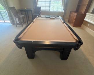 Craftmaster Billiards "Classic" Table with Ball and , Cues and Accessories $1100 (Estimate for professional move and set up min $675 depending on location) Large Wine Prints-$125 Each