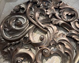 Large Filigree Medallion Wall Art 42" $220