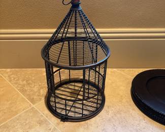 Lot of Assorted Designer Decor, Stemware, faux flowers and plants, dishes, platters, baskets, boxes, vases, clocks urns, bowls etc.-$400