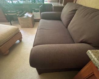Expresso brown Loveseat by Lane Venture $300 20" x 64" x 39"