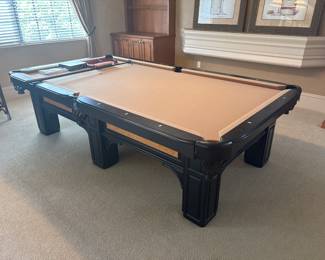 Craftmaster Billiards "Classic" Table with Ball and , Cues and Accessories $1100 (Estimate for professional move and set up min $675 depending on location) Large Wine Prints-$125 Each