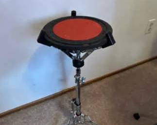 Keo Percussion Nicko McBrain Boomer Signature Practice Pad and Stand