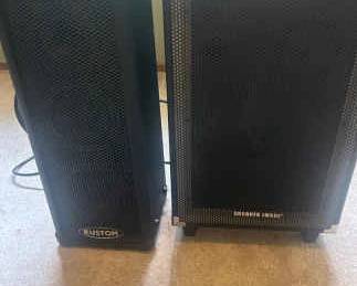 Kustom PA50 Personal PA and Sharper Image Party Speaker