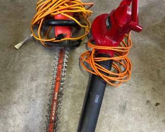 Toro Blower, Black Decker Hedge Trimmer