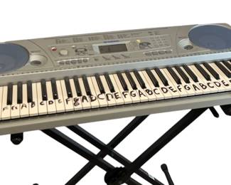 Yamaha PSR275 61 Key Portable Keyboard and Stand