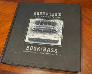 Geddy Lees Big Beautiful Book of Bass, My Effin Life, Leather Bookmark