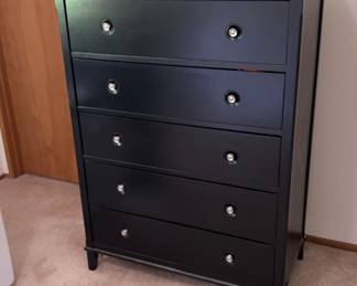 Five Drawer Tall Dresser