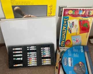 Assortment of Art Supplies