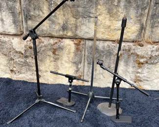 Microphone Stand Lot, Samson, AxMan