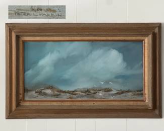 Peter L Parkin original art #1 beach scene
