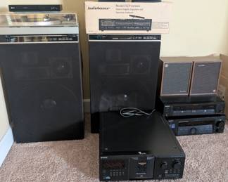 Various stereo electronics - $150