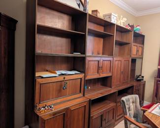 4 piece sectional entertainment center/bookshelf - $60