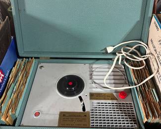 Vintage record player