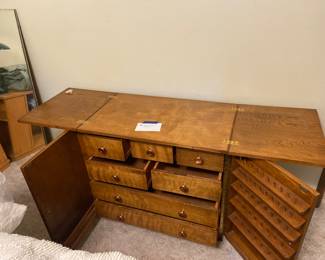 Super cool sewing storage cabinet $120