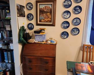 Vintage secretary desk