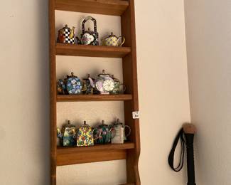 Kelvin Chen collectible enamel tea pots $20 each