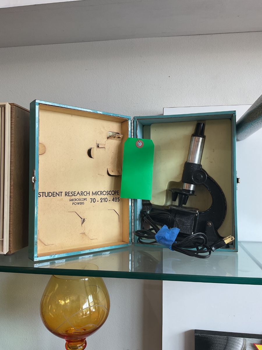 Antique student research microscope $32 + tax