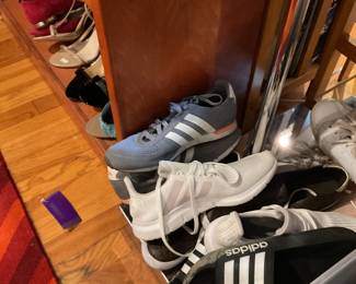 Vintage and modern clothes and shoes