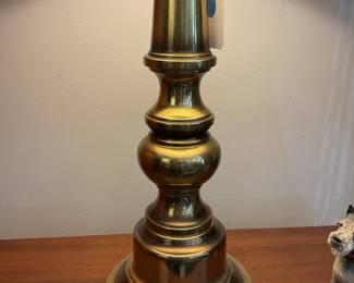 Brass stiffel inspired table lamp 28” tall $42 + tax
