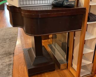 Solid wood English game table with folding top 37” x 21” x 29” $400 + tax