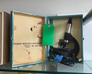 Antique student research microscope $32 + tax
