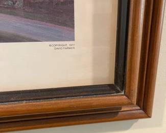 A10 - $40. "Danville Morning" by David Farmer 1977. Measures 28" wide x 24" tall. #379/800.