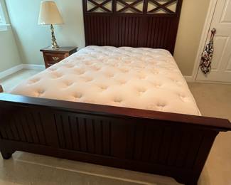 C36 - $250. Queen Size Bed with Clean & Comfy Mattress included if you want it! Headboard measures Measures 67" wide x 57.75" tall. Very good condition - located on the 3rd floor.