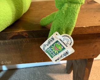 C25- $65. Vintage Applause 32" Posable Kermit the Frog