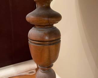 A58 - $40. Entry Table with heavy wear. Measures 45" long x 16.25" wide x 30" tall.